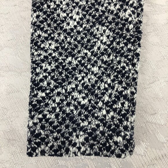 Two by Vince Camuto Navy Blue and White Layered-Look Long Sleeve Tunic Top - Picture 8 of 12